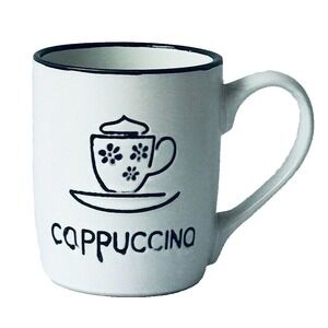 Royal Norfolk Cappuccino mug‎ Black/beige